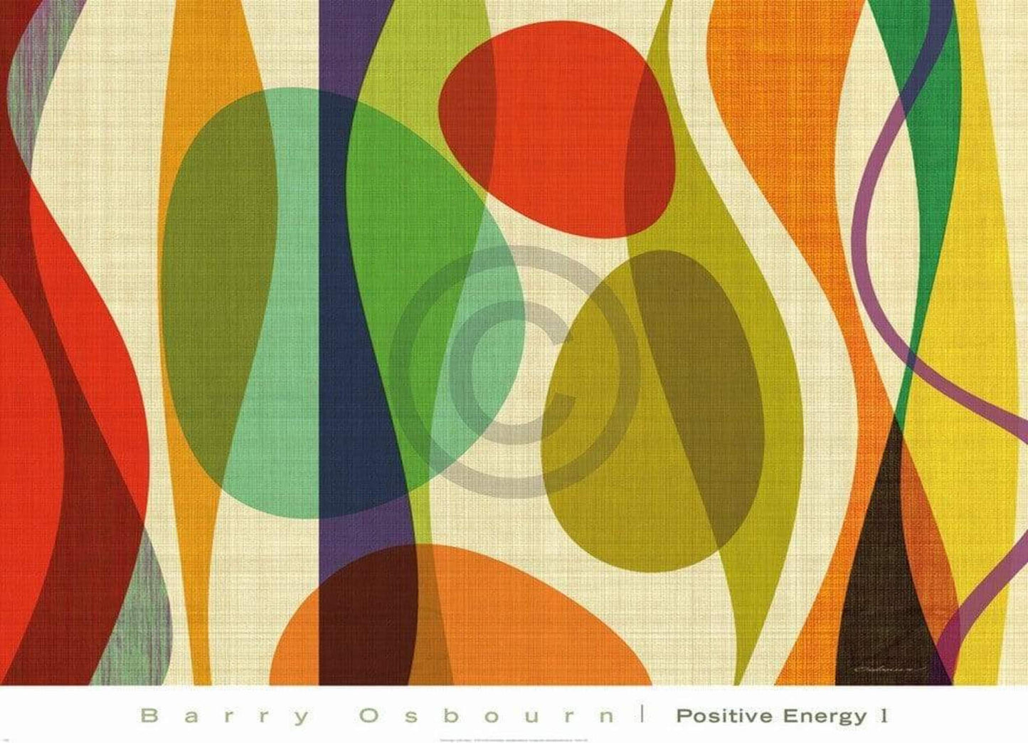 Kunstdruk Barry Osbourn - Positive Engergy 1 91x66cm
