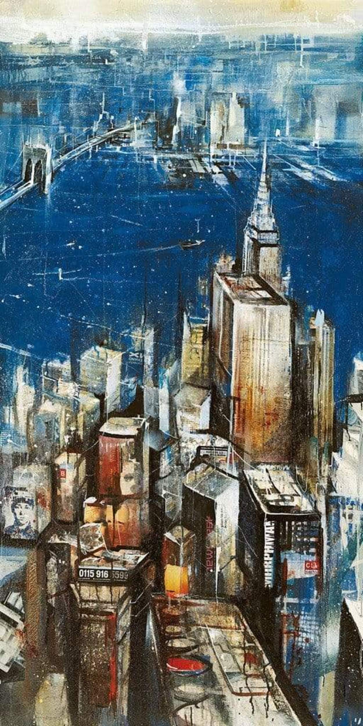 Kunstdruk Bernhard Vogel - Looking East 50x100cm