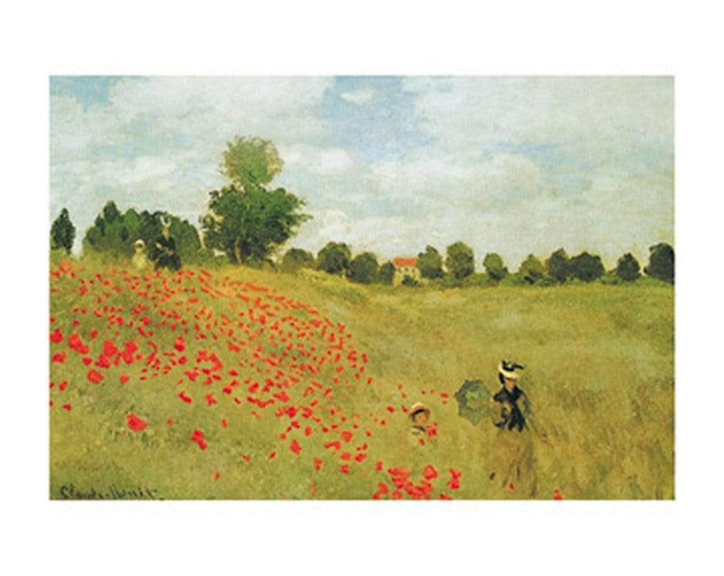 Kunstdruk Claude Monet - Papaveri 50x40cm