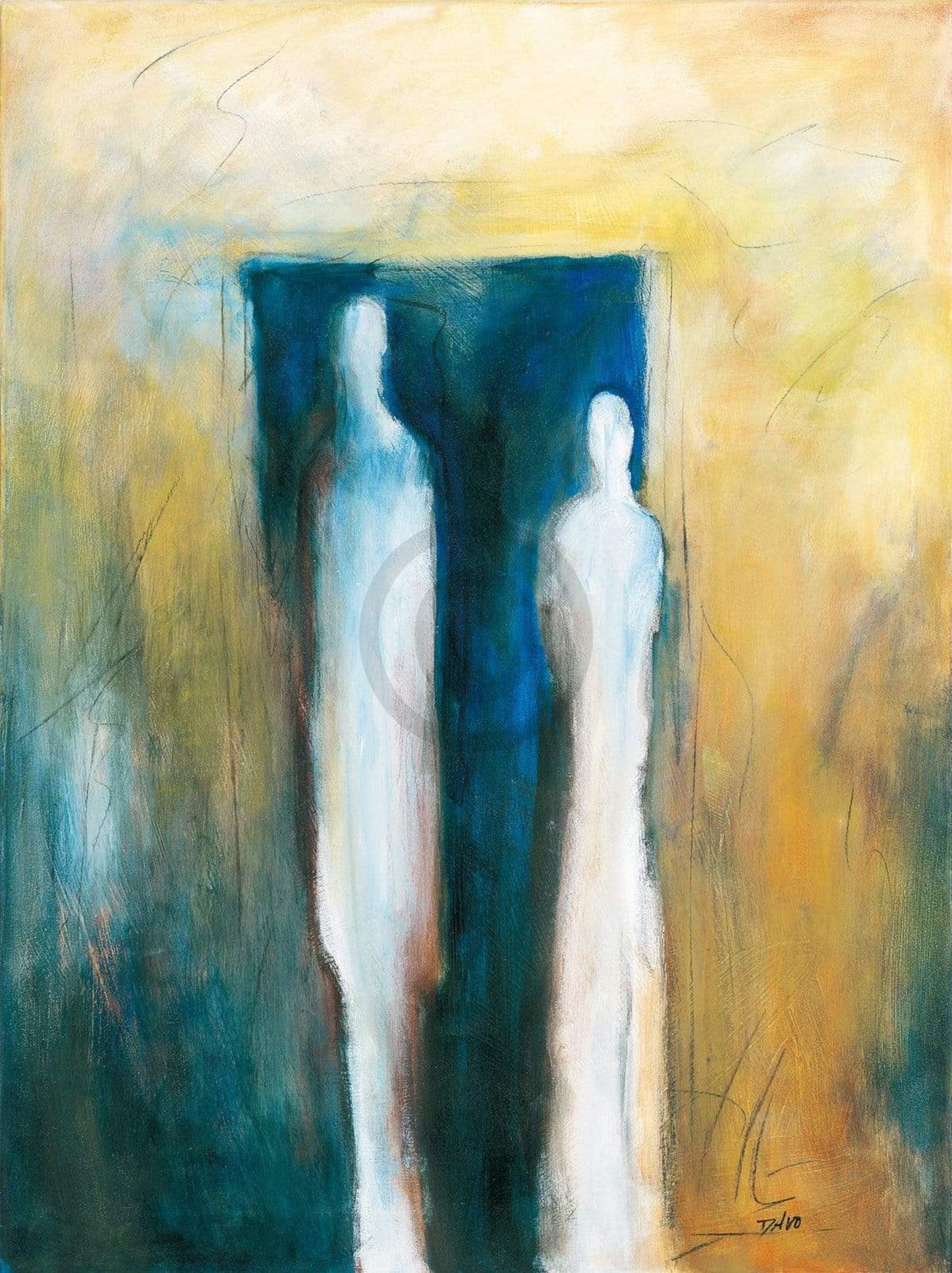Kunstdruk Dagmar Vogt - Paar 60x80cm