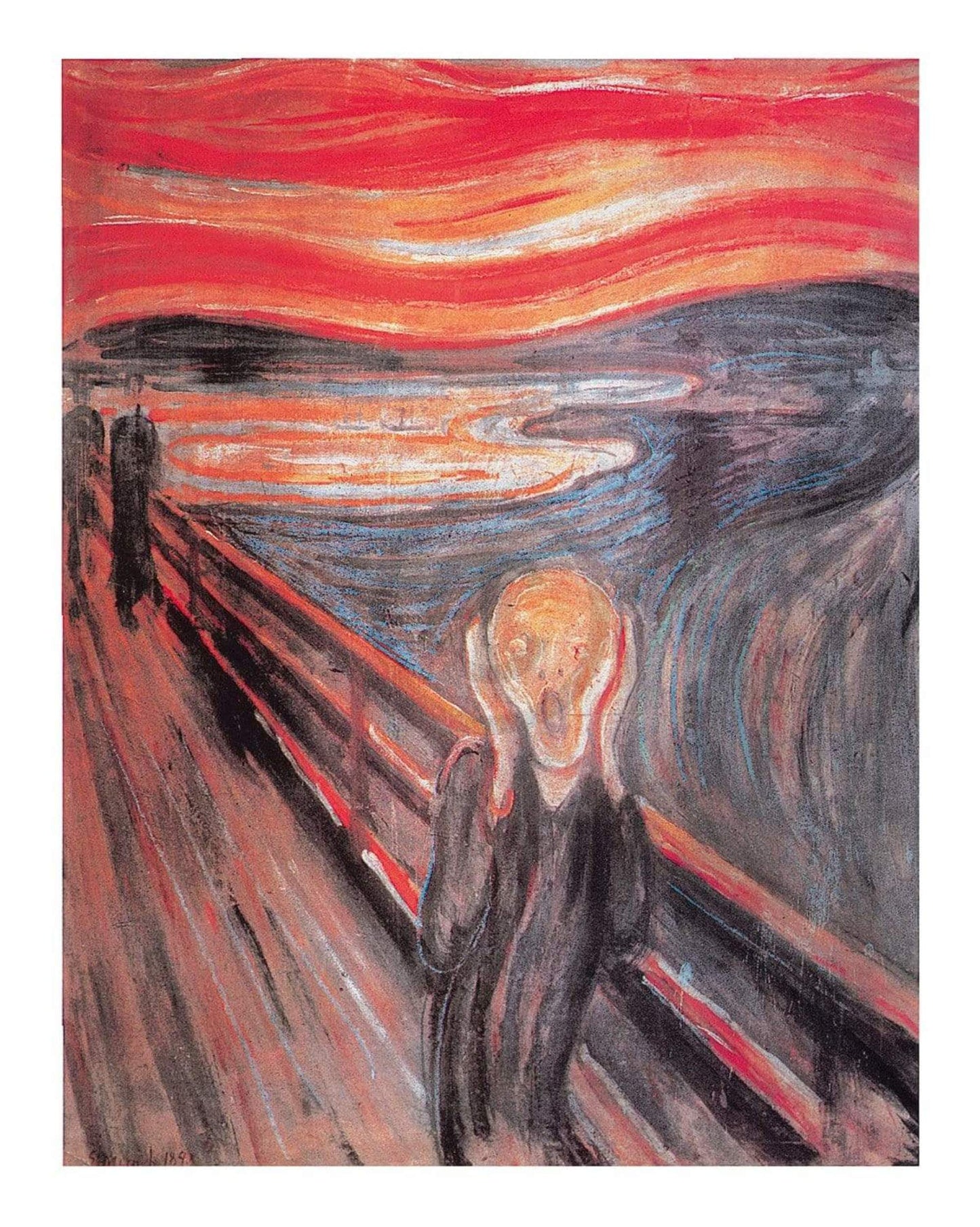 Kunstdruk Edvard Munch - The Cry 40x50cm