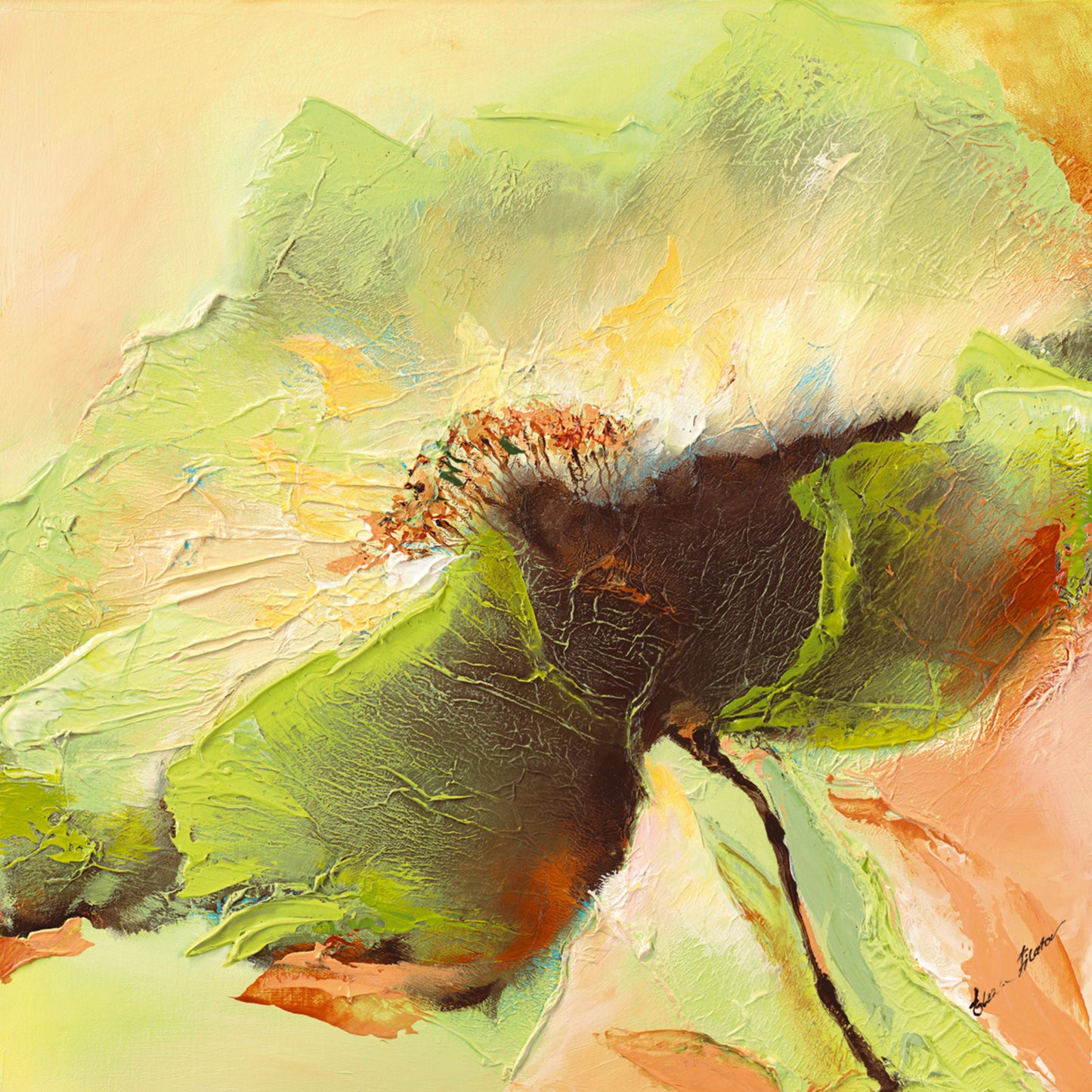 Kunstdruk Elena Filatov - Mint Spring I 50x50cm