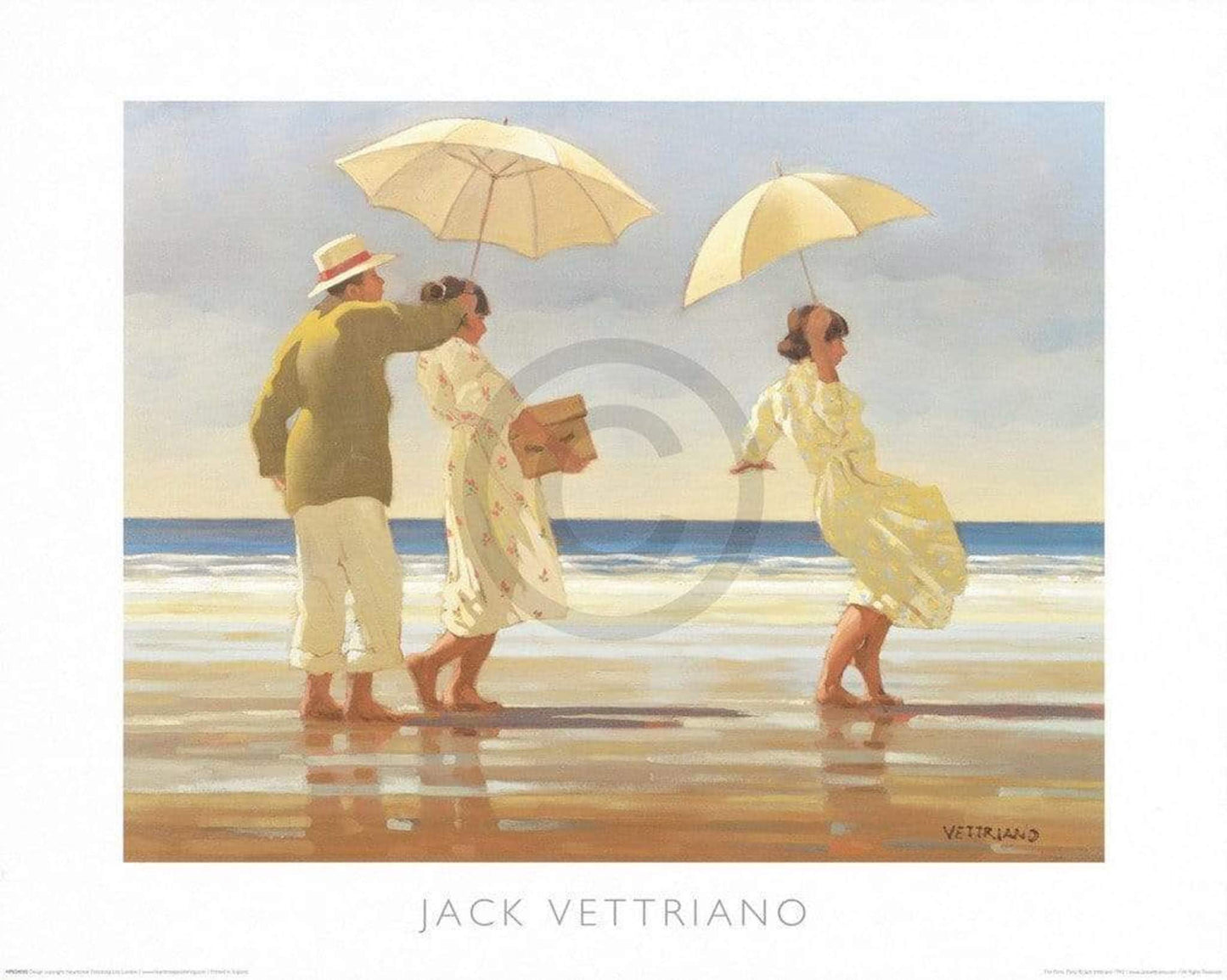 Kunstdruk Jack Vettriano - The Picnic Party 50x40cm