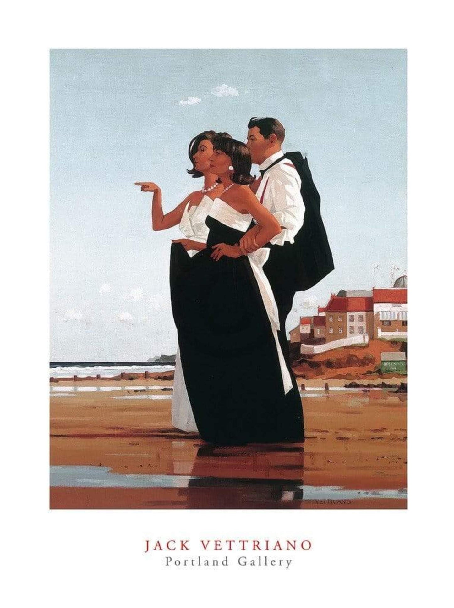 Kunstdruk Jack Vettriano - The Missing Man II 40x50cm