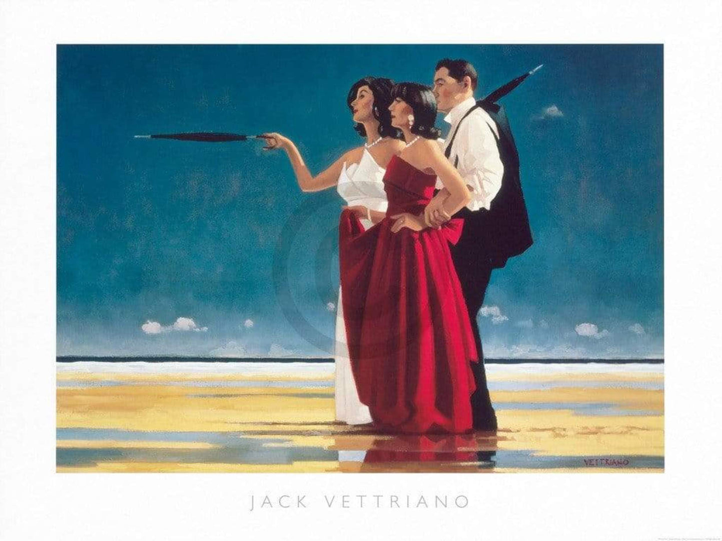 Kunstdruk Jack Vettriano - The Missing Man I 80x60cm