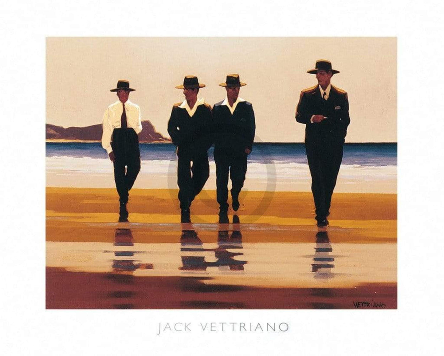 Kunstdruk Jack Vettriano - The Billy Boys 50x40cm