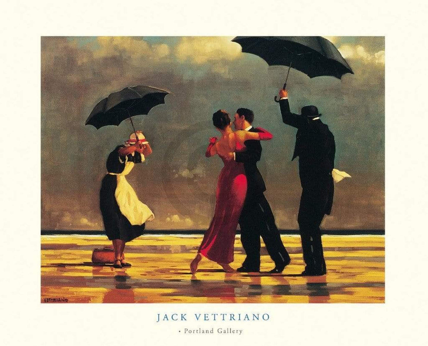 Kunstdruk Jack Vettriano - The Singing Butler 80x60cm