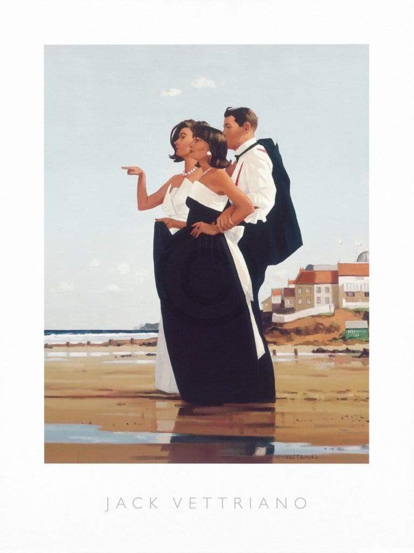Kunstdruk Jack Vettriano - The Missing man II 60x80cm
