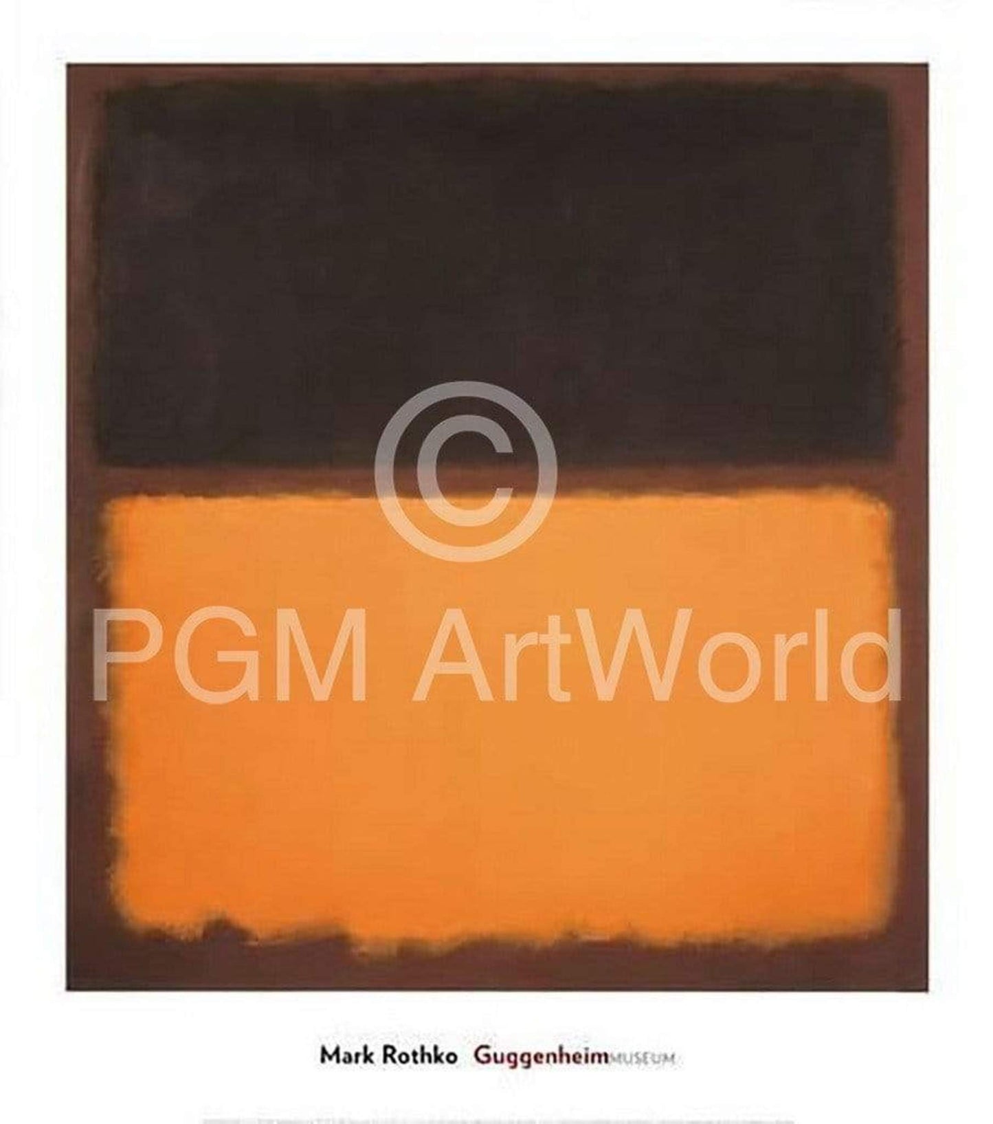 Kunstdruk Mark Rothko - Untitled 18, 1963 76x86cm