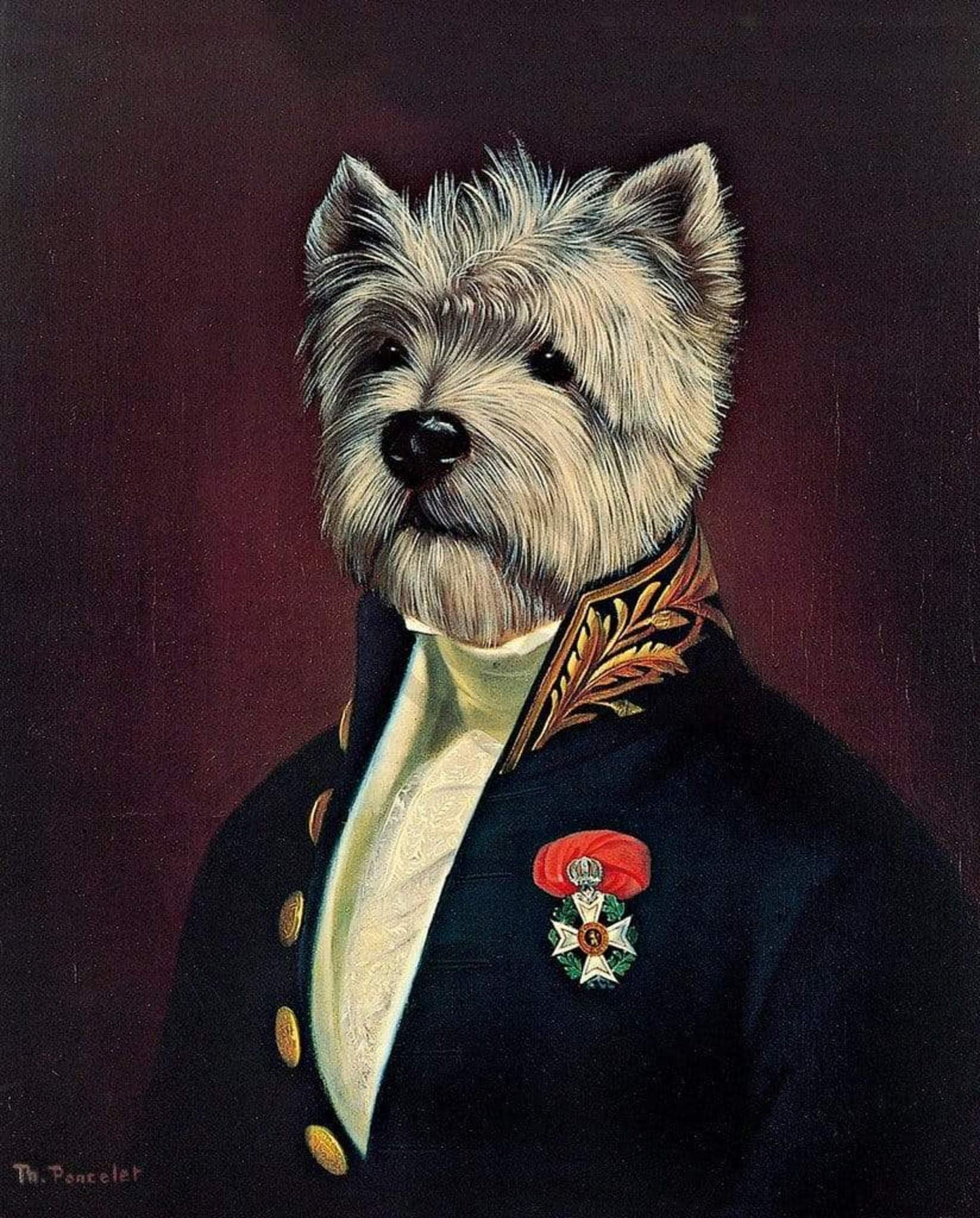 Kunstdruk Thierry Poncelet - The Officer's Mess 27,9x35,5 cm