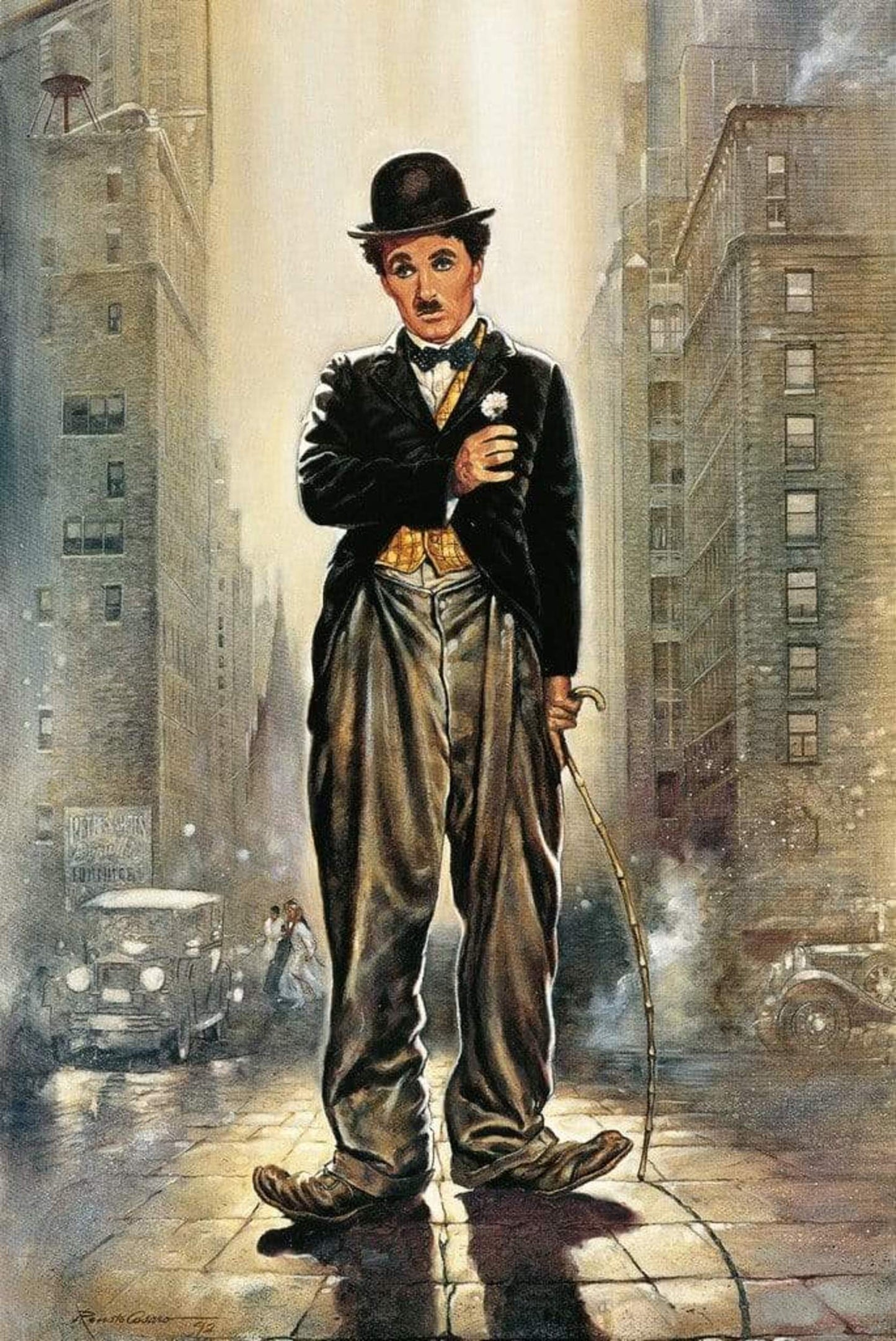 Kunstdruk Renato Casaro - Luce della città 62x93cm