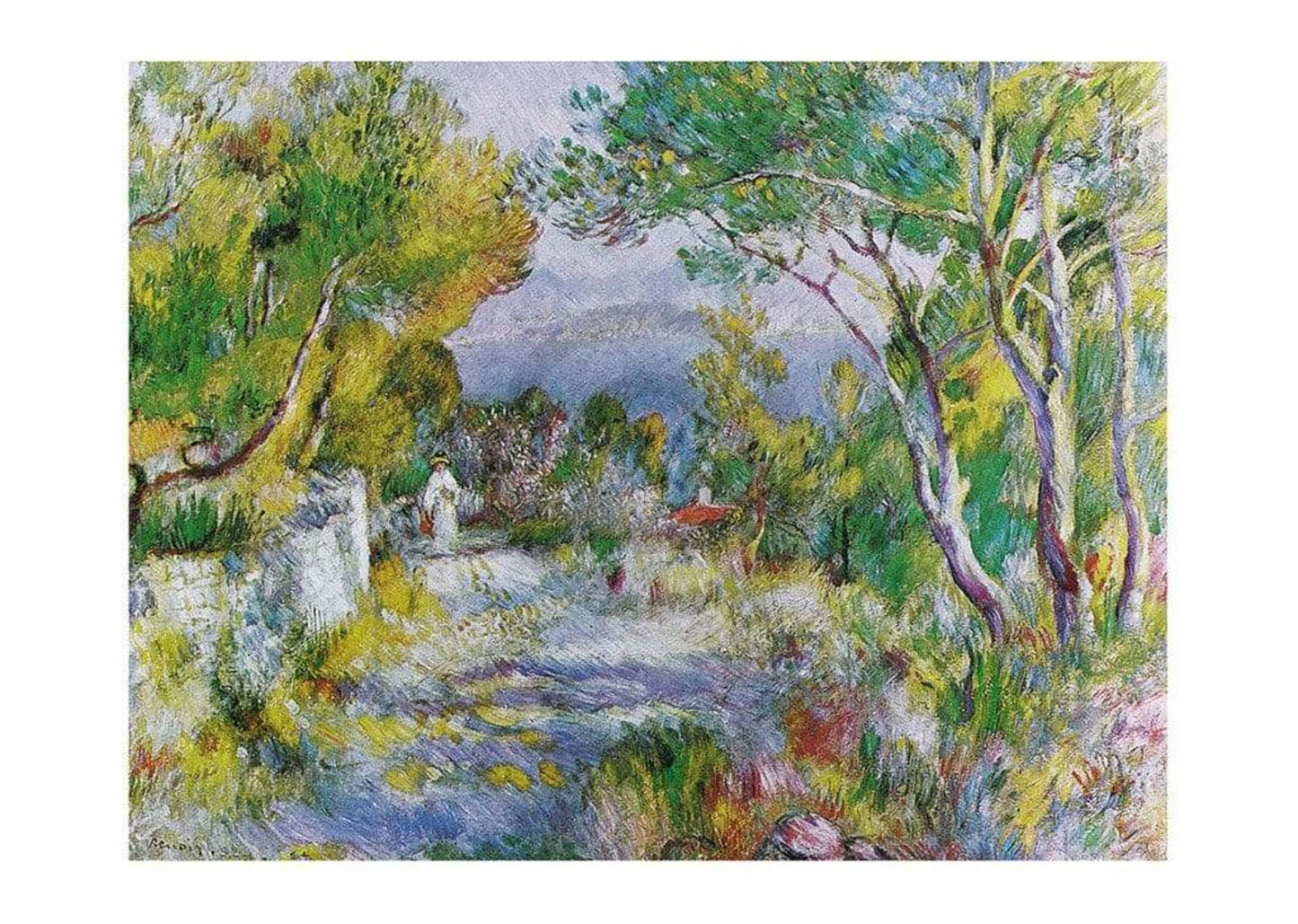 Kunstdruk Auguste Renoir - L'Estaque, 1882 70x50cm