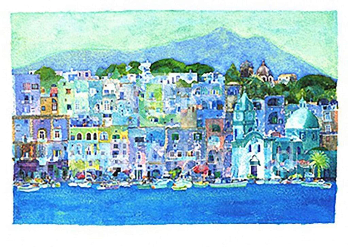 Kunstdruk Ralf Westphal - Procida / Kampanien 100x70cm
