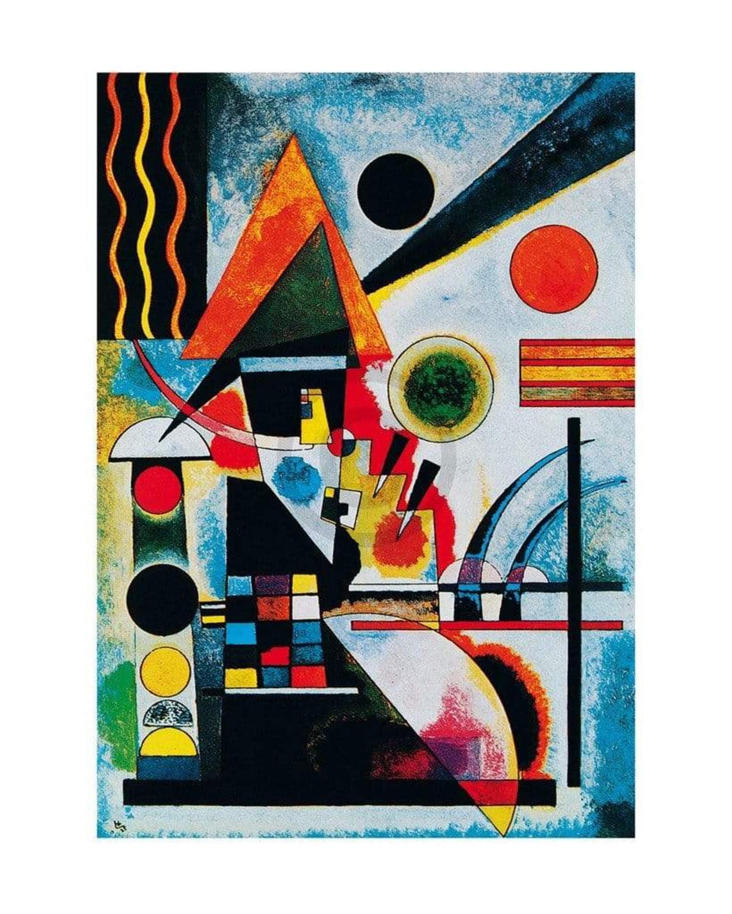 Kunstdruk Wassily Kandinsky - Balancement, 1925 40x50cm