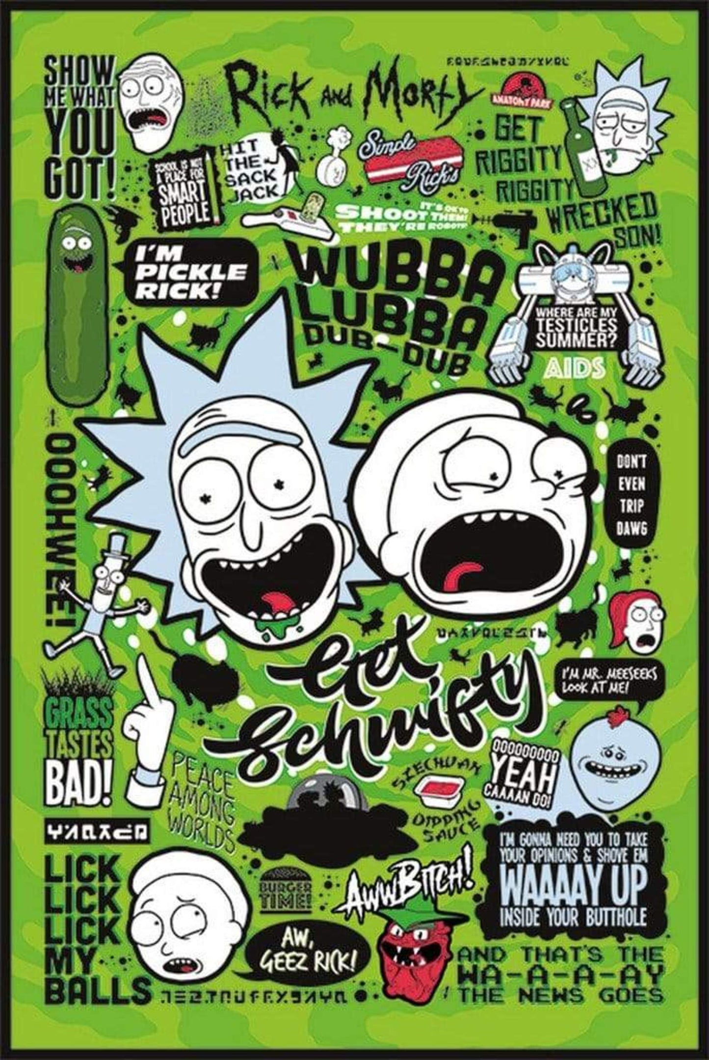 Poster Rick and Morty - Quotes 61x91,5cm