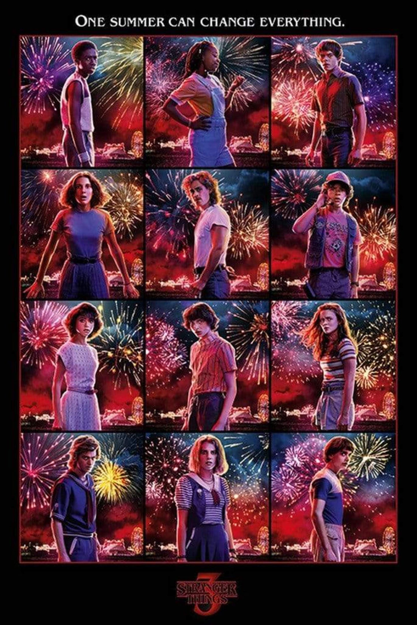 Poster Stranger Things Character Montage 61x91,5cm