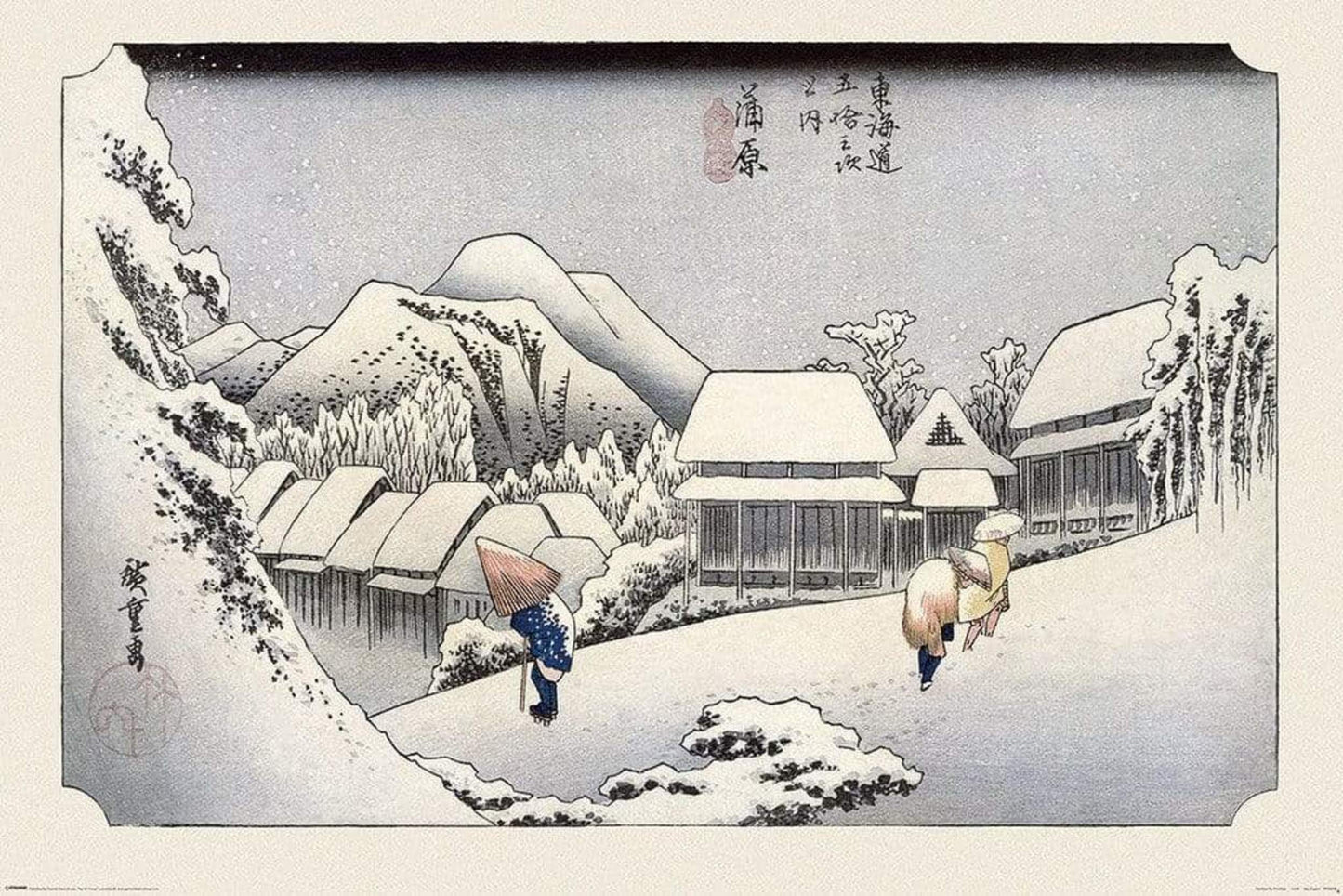 Poster Hiroshige Kambara 91,5x61cm