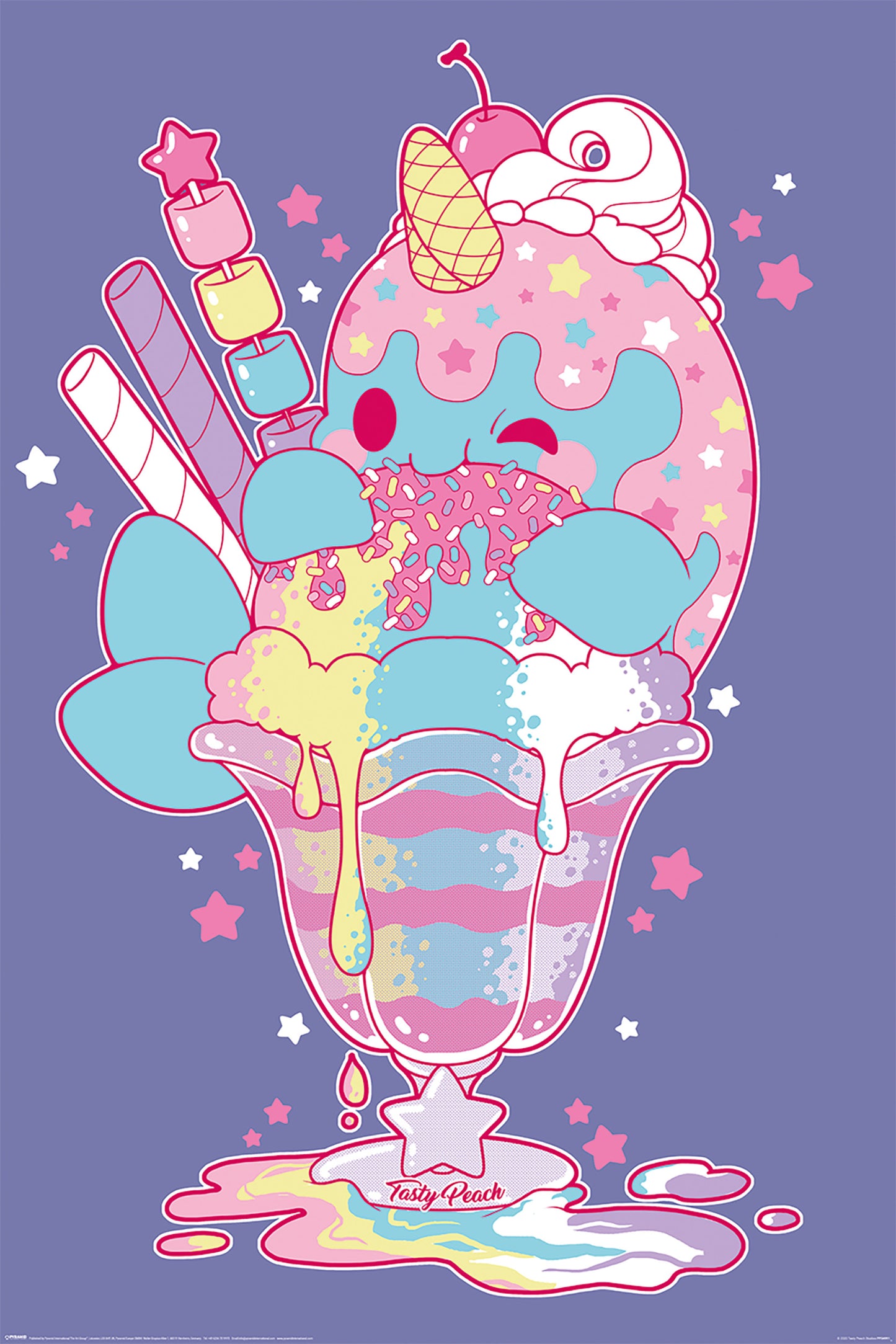 Poster Tasty Peach Nomwhal 61x91,5cm