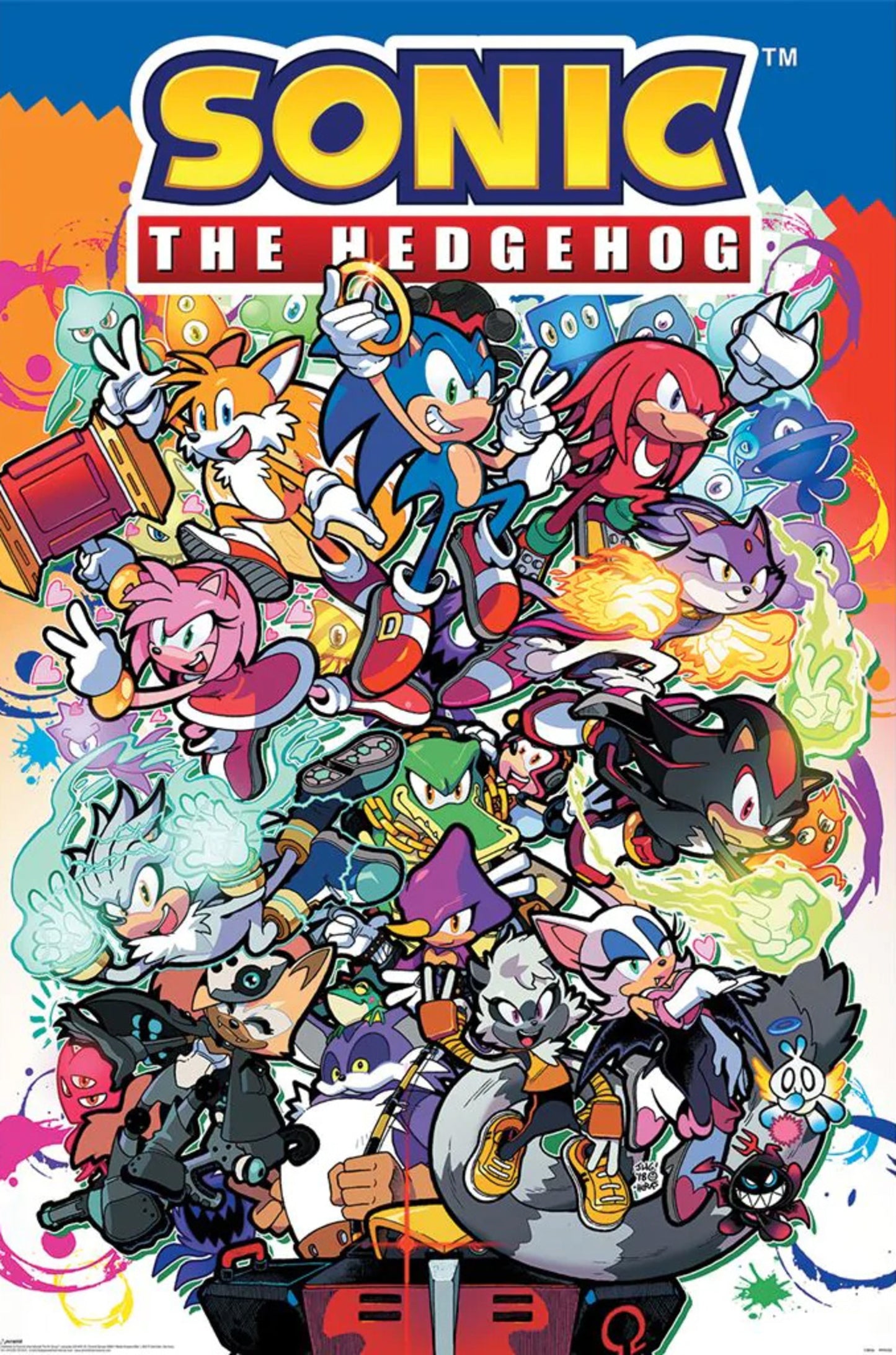 Poster Sonic the Hedgehog Comic Characters 61x91,5cm