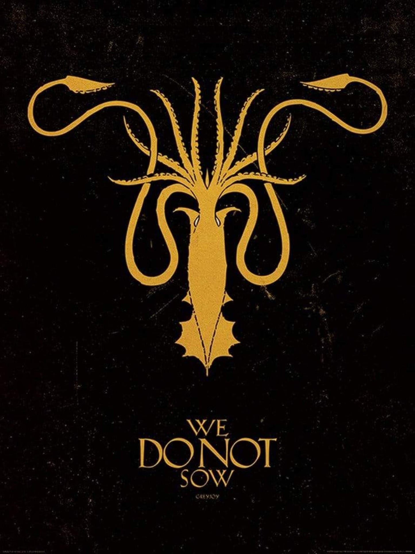 Kunstdruk Game of Thrones Greyjoy 60x80cm