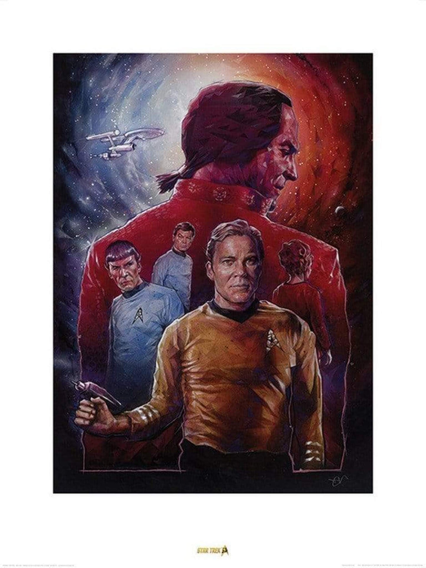 Kunstdruk Star Trek Space Seed 50th Anniversary 60x80cm