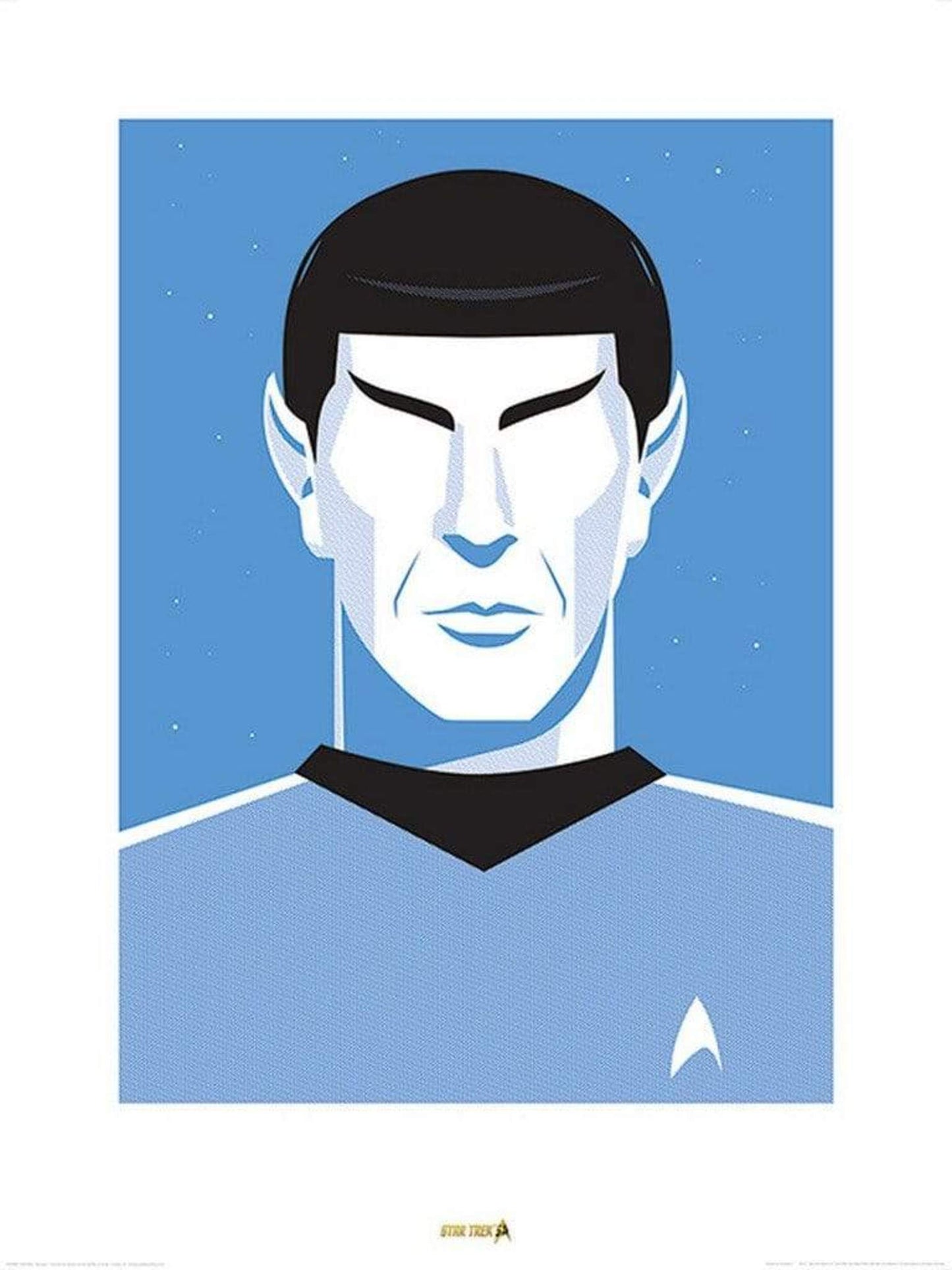 Kunstdruk Star Trek - Pop Spock 50th Anniversary 60x80cm