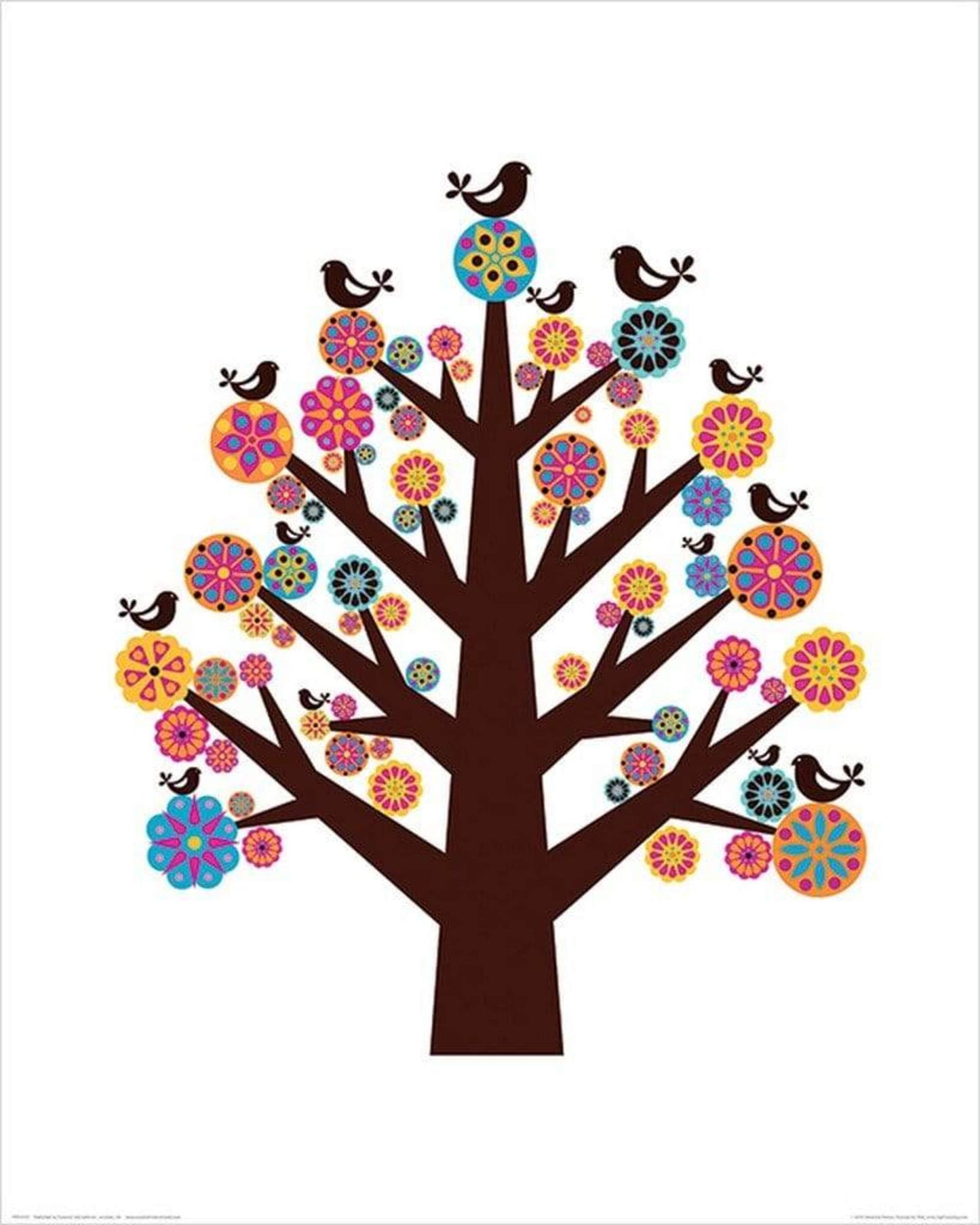 Kunstdruk Valentina Ramos - Tree of Flowers 40x50cm