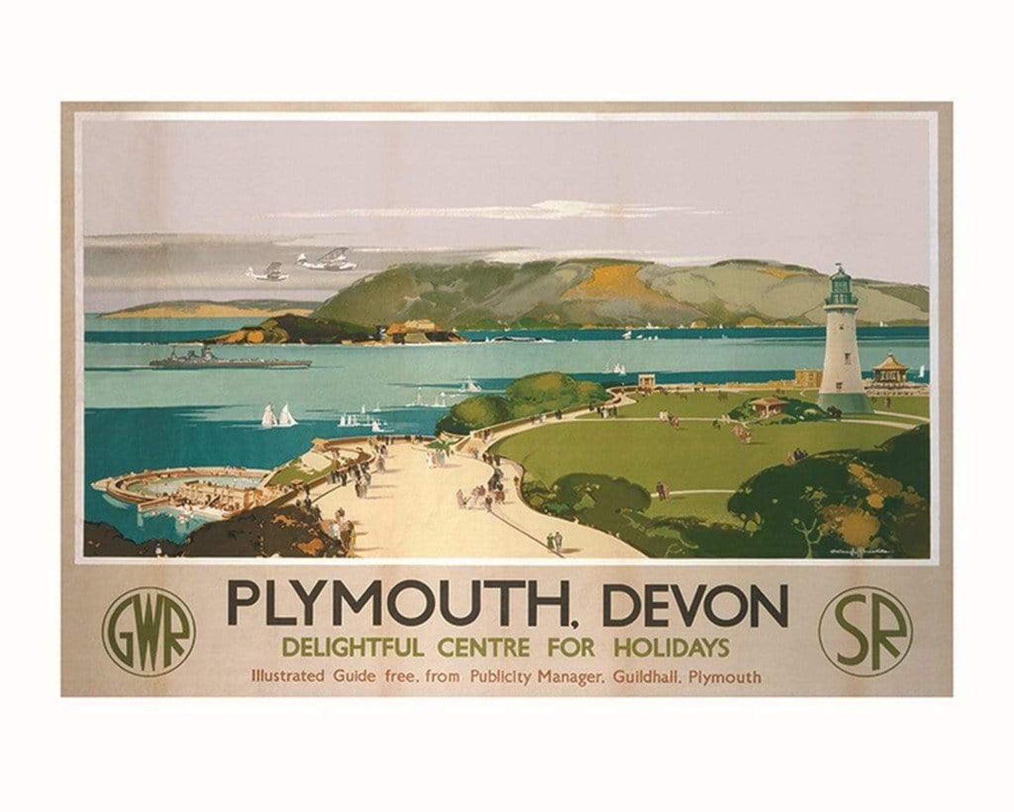 Kunstdruk Plymouth 3 40x50cm