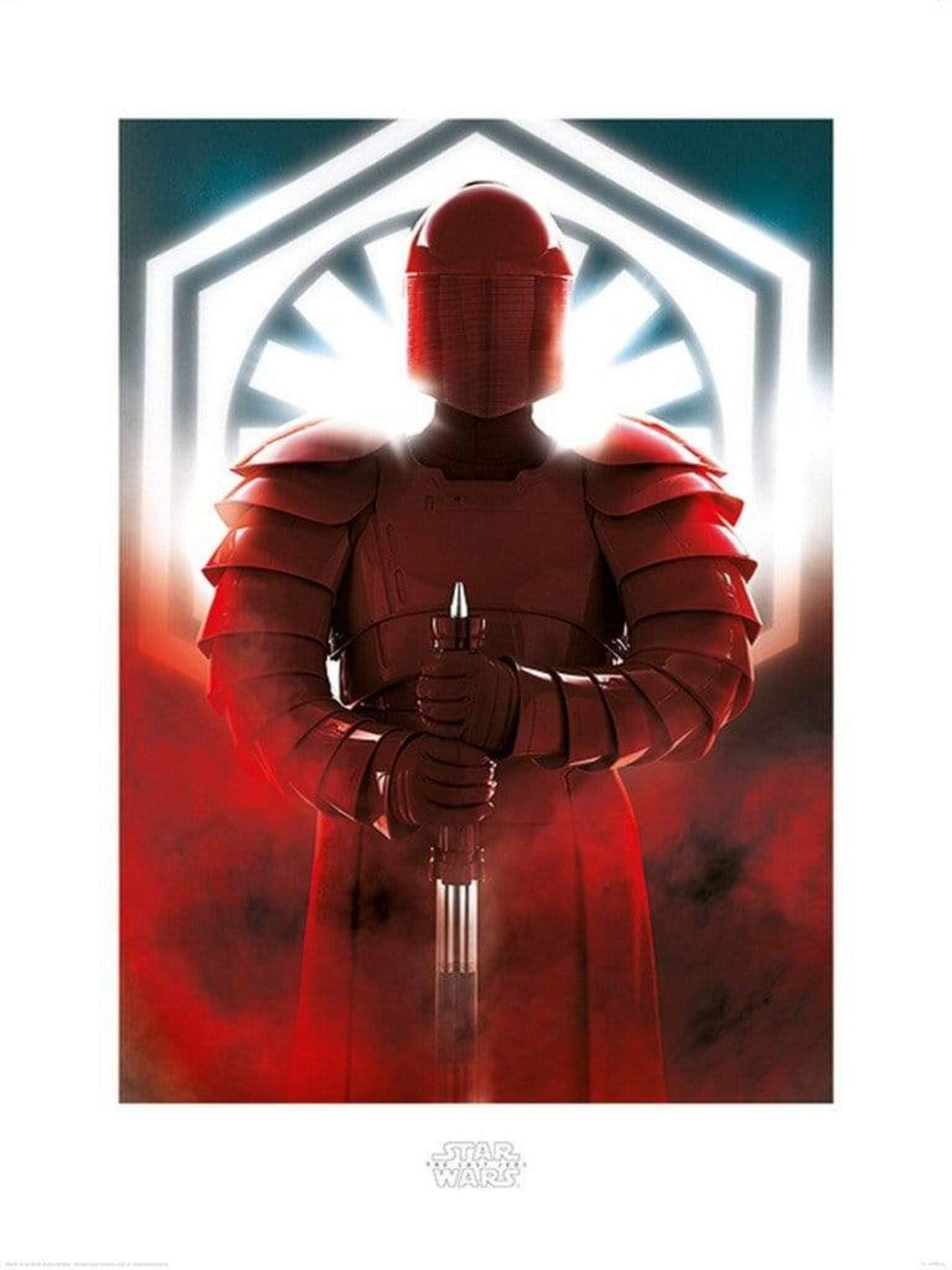 Kunstdruk Star Wars The Last Jedi Elite Guard Defend 60x80cm