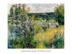 Kunstdruk Auguste Renoir - The Seine at Chatou 80x60cm