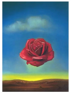 Kunstdruk Salvador Dali - Rose Meditative 60x80cm