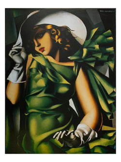 Kunstdruk Tamara De Lempicka - Donna Vestita In Verde 60x80cm