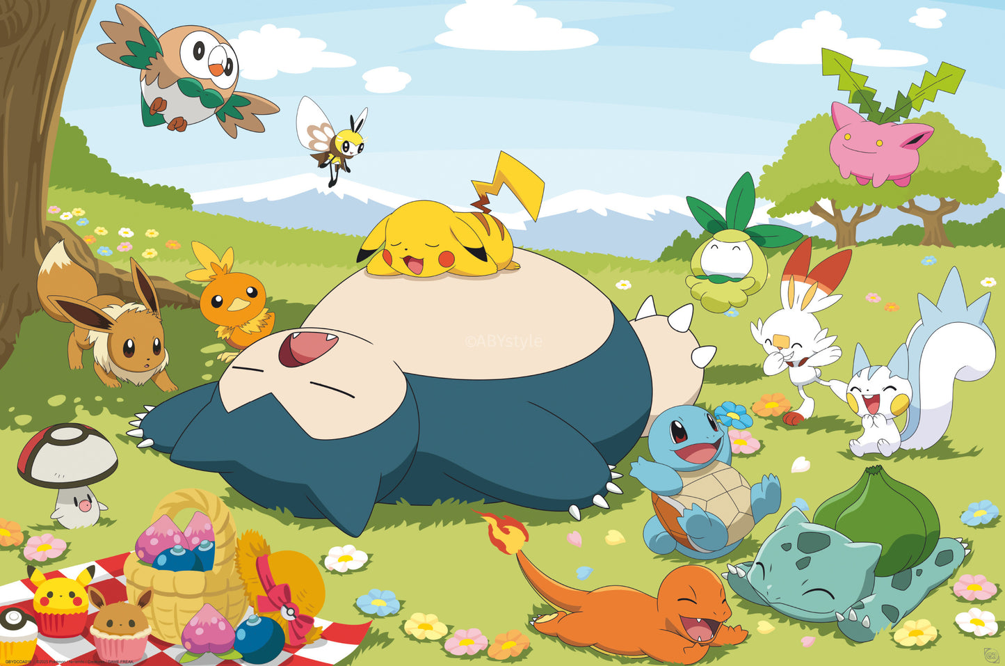 Poster Pokemon - Picnic Day 91,5x61cm