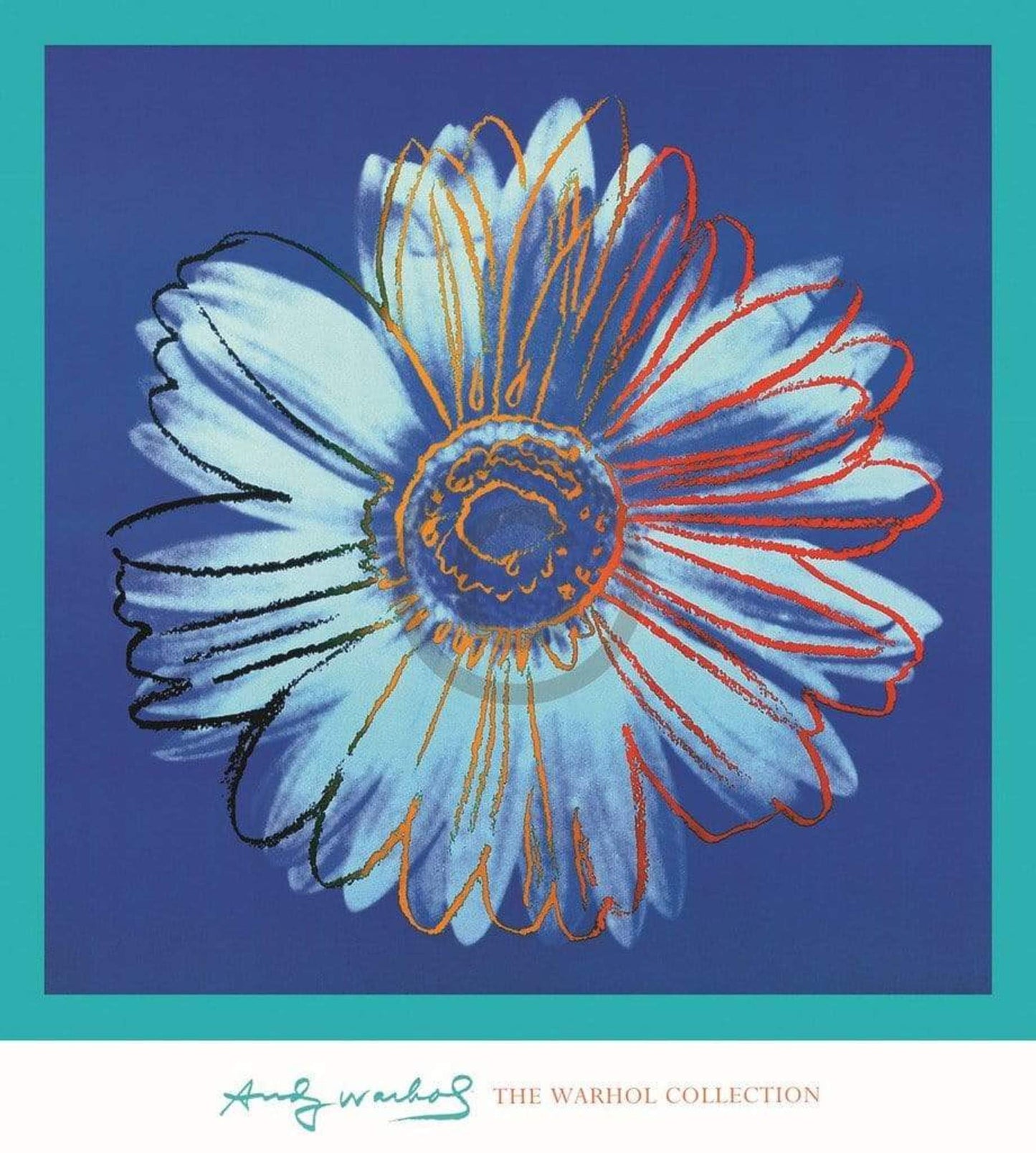 Kunstdruk Andy Warhol - Daisy 1982 90x90cm