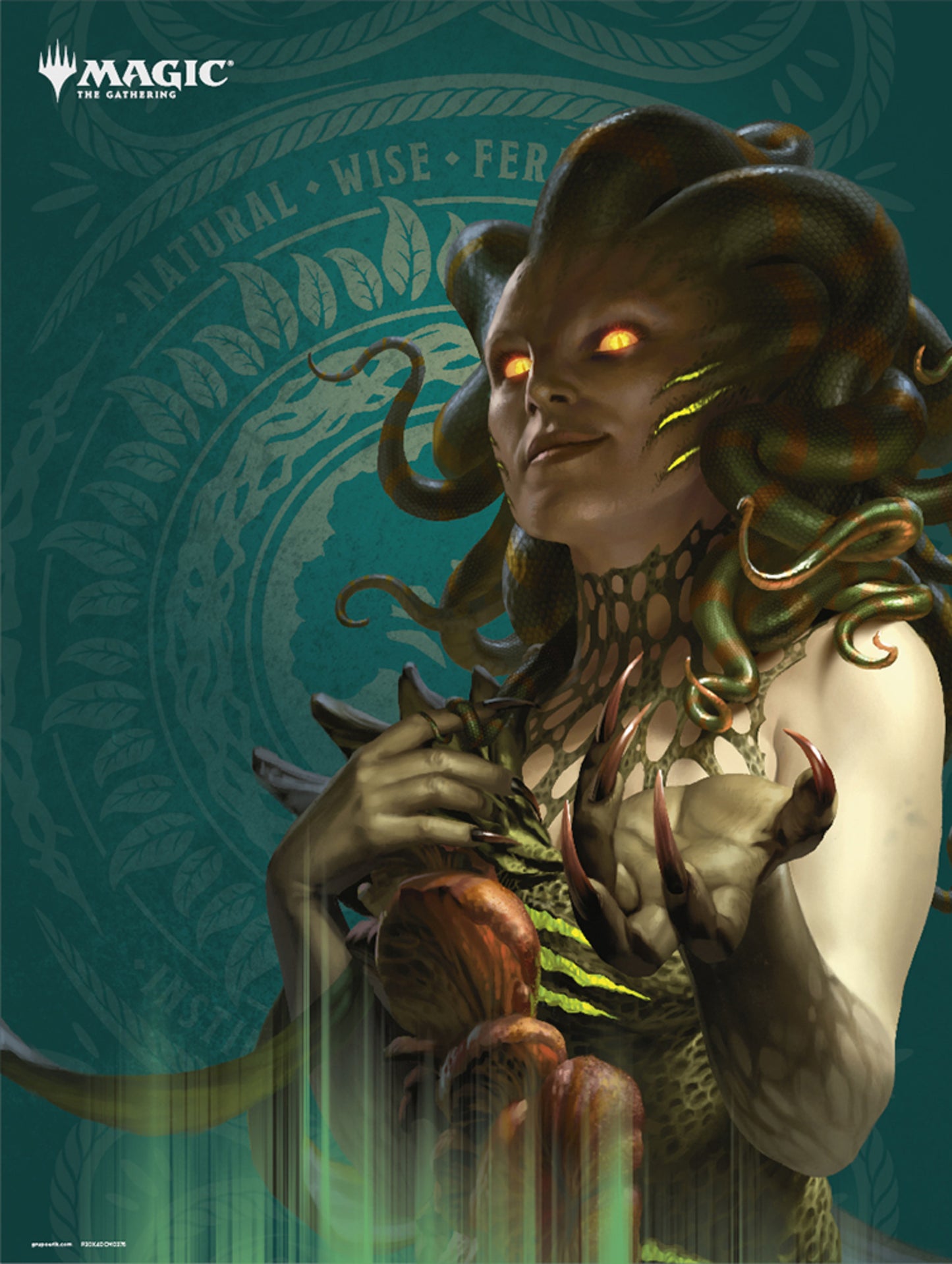 Kunstdruk Magic The Gathering - Vraska 30x40cm