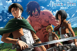 Poster Attack on Titan - Ready to Fight 91,5x61cm