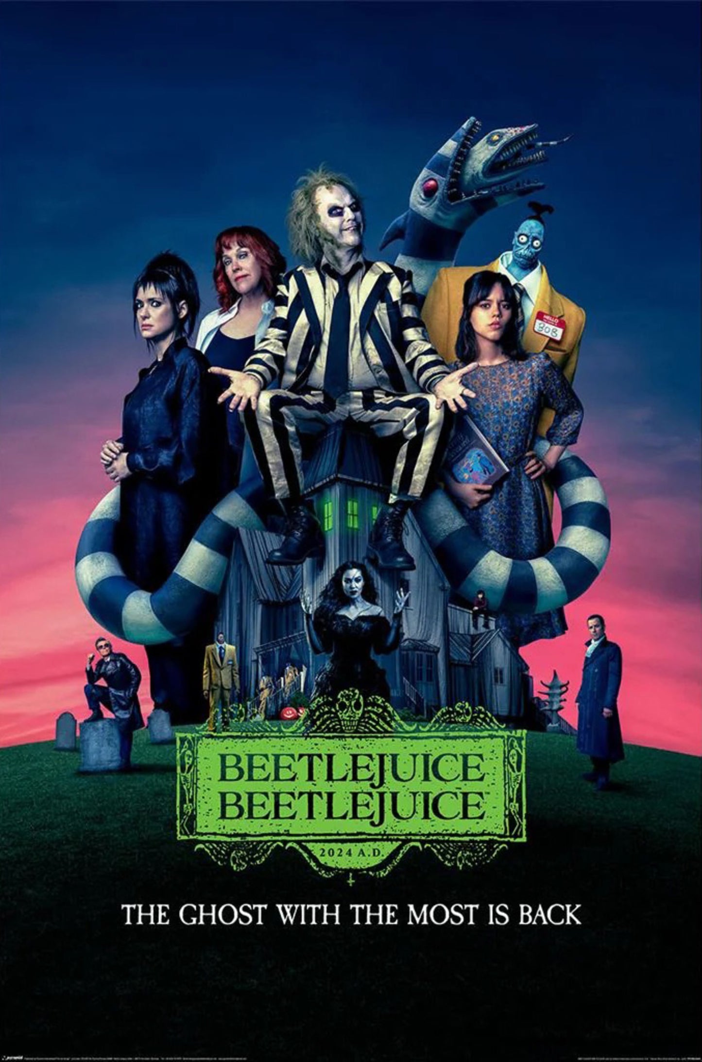 Poster Beetlejuice - 2 One Sheet 61x91,5cm