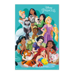 Poster Disney - Princesses and Pets 61x91,5cm