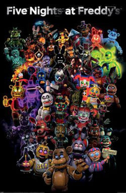 Poster Five Nights at Freddies - Collage 61x91,5cm