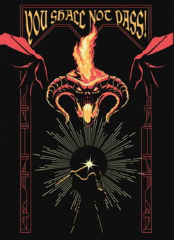 Poster Lord of the Rings - Balrog Glow in the Dark 50x70cm