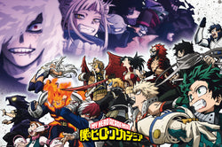 Poster My Hero Academia - Heroes vs Vilains 91,5x61cm
