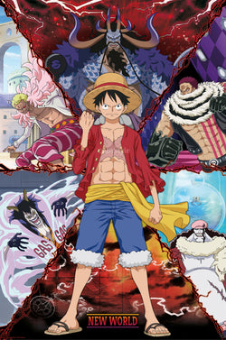 Poster One Piece - Luffy vs New World 91,5x61cm