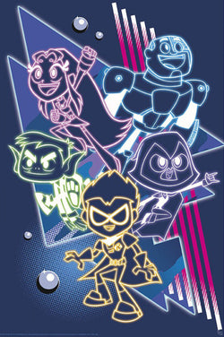 Poster Teen Titans - Neon Titans 61x91,5cm