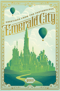 Poster Wicked - Emerald City 61x91,5cm