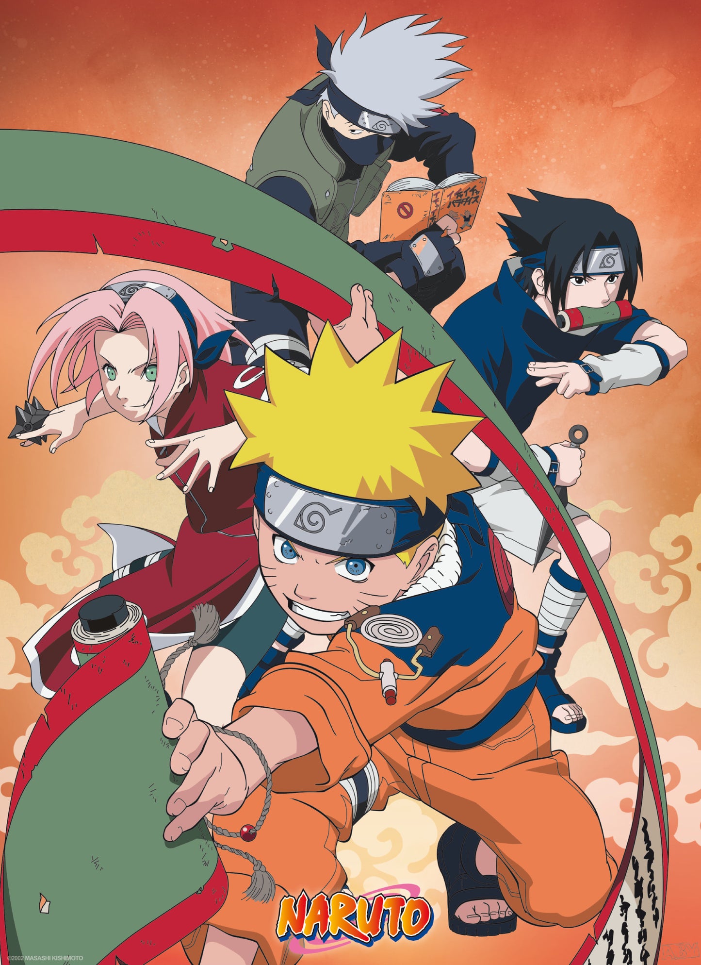 Poster Naruto - Team 7 38x52cm