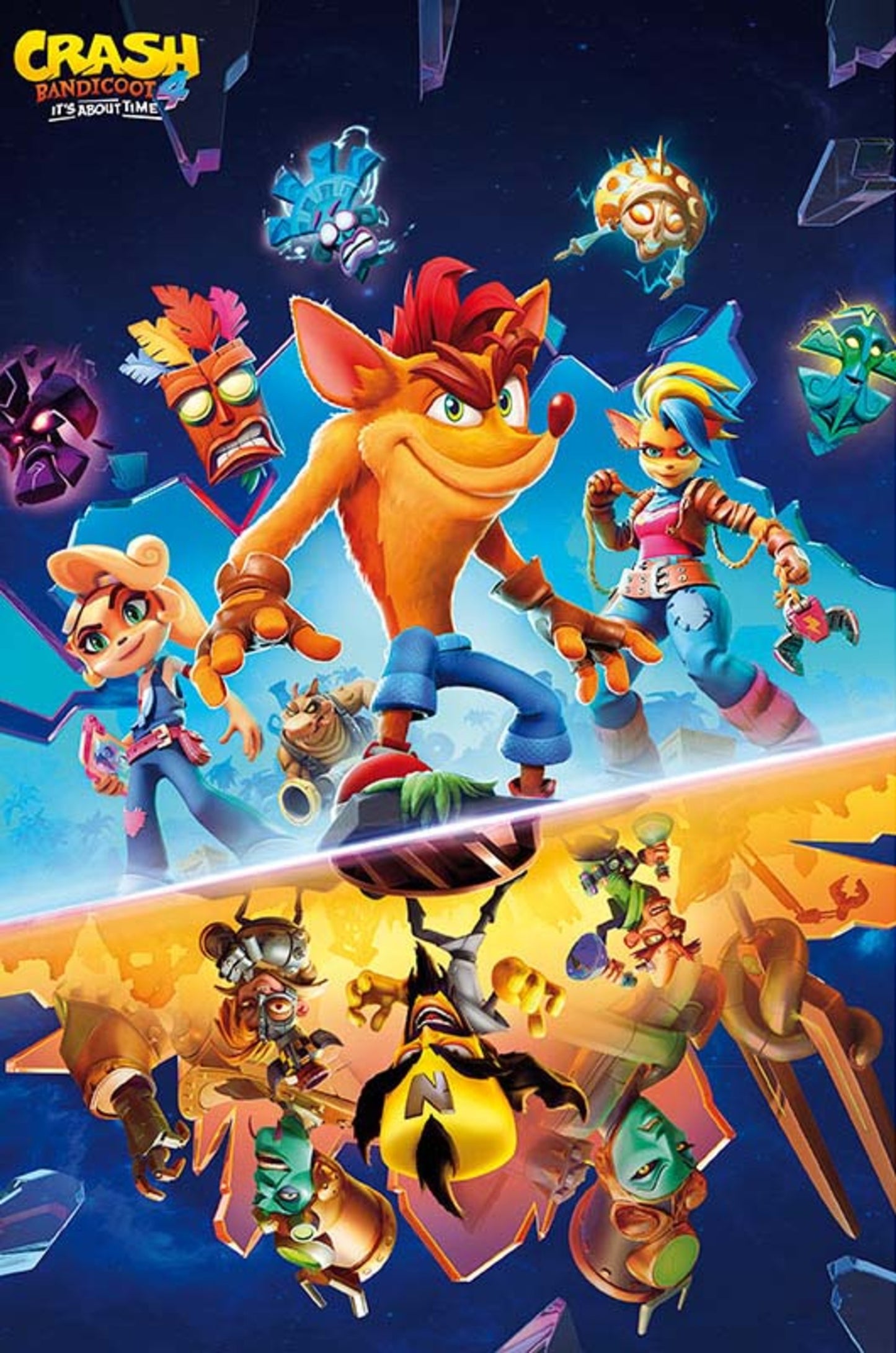 Poster Crash Bandicoot - It'S About Time 61x91,5cm