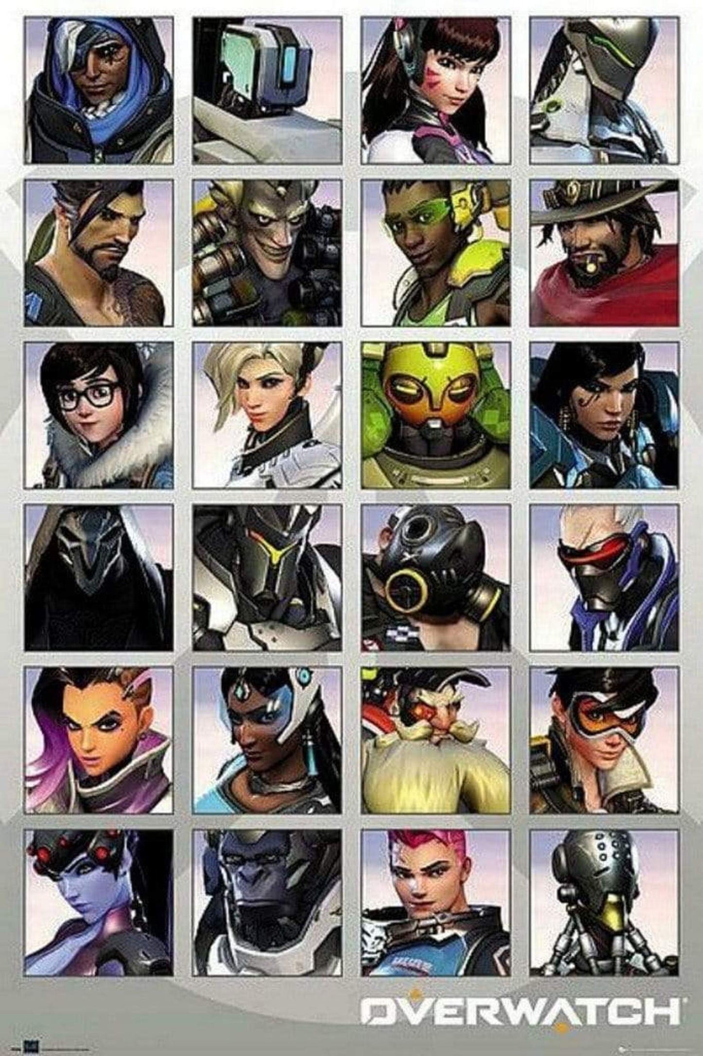 Poster Overwatch - Character Portraits 61x91,5cm