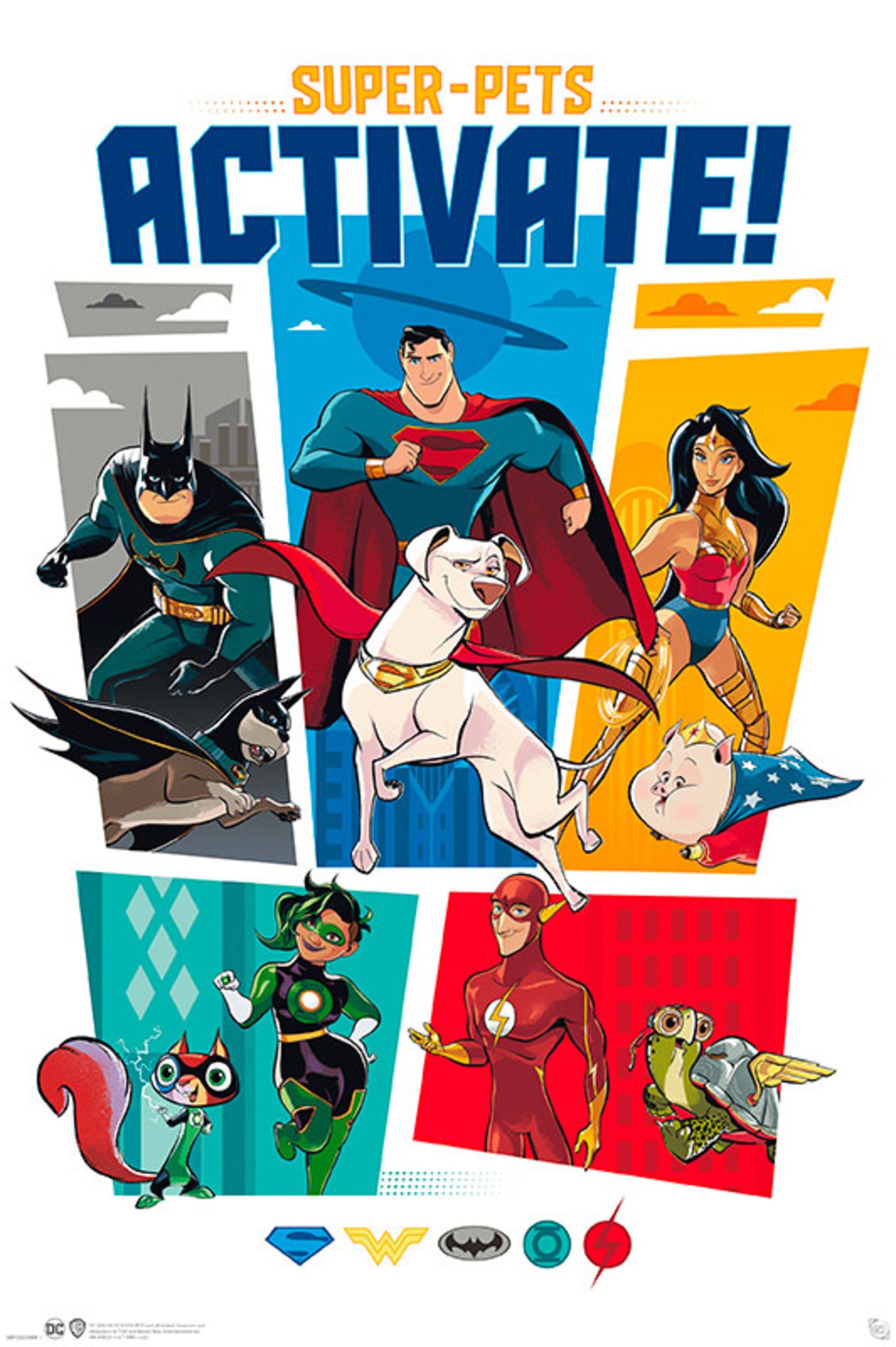 Poster DC Comic League of Superpets Activate 61x91,5cm