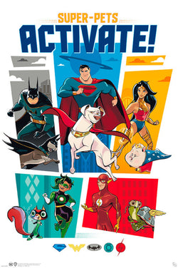 Poster DC Comic League of Superpets Activate 61x91,5cm