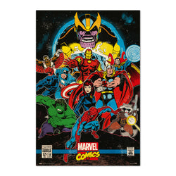 Poster Marvel Comics - Infinity Retro 61x91,5cm